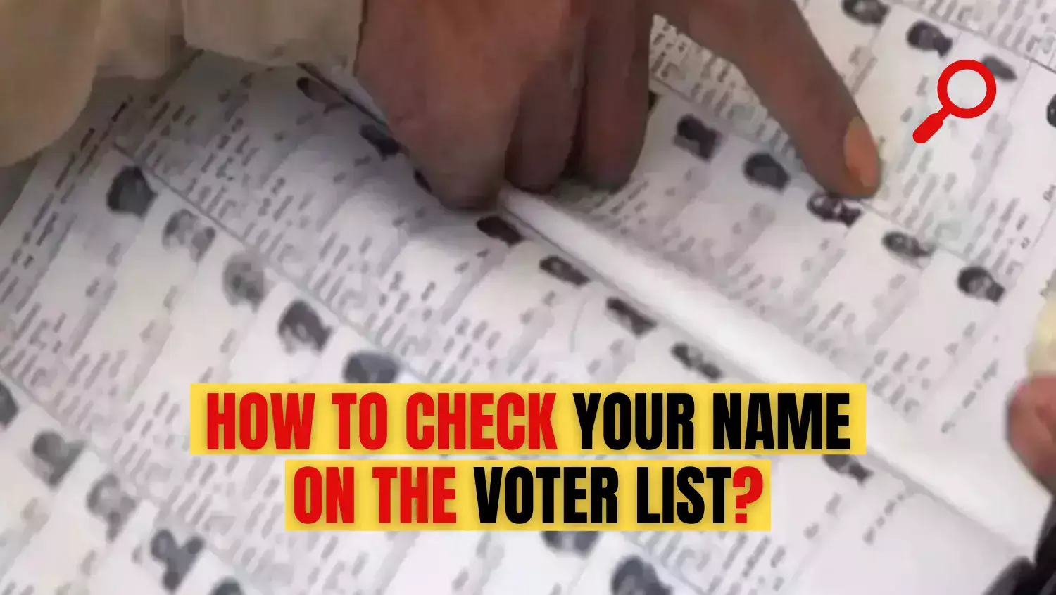 How to check your name on the voter list