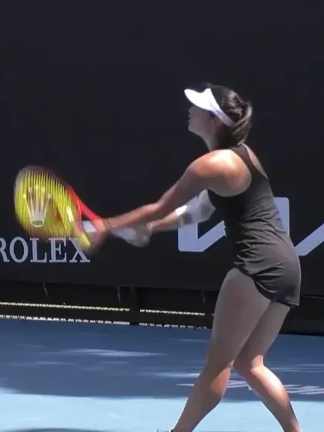 American Tennis star Shelby Rogers Beats Arianne Hartono in AO 2023.