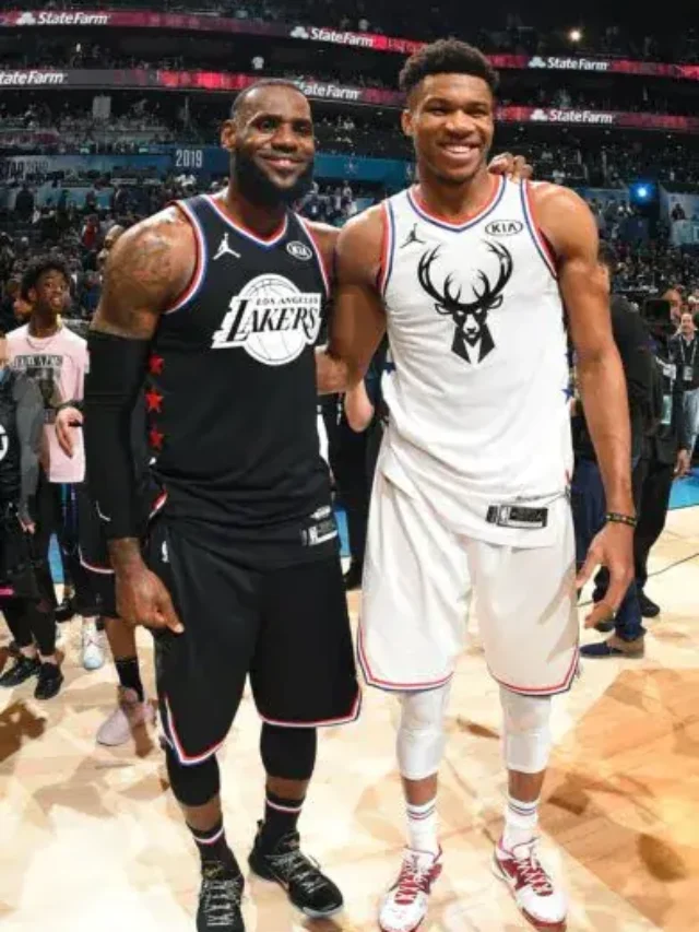 LeBron James and Giannis Antetokounmpo