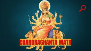 Maa Chandraghanta: Maa Chandraghanta, also called Maa Ranachandi, has a third eye and is always ready to fight demons. She has ten hands. A half-moon adorns her forehead, which is why she is named Maa Chandraghanta.